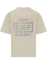 REPRESENT - Reverse Resent T-shirt with Chest Embroidery - Beige - LIDIASHOPPING® - Official Website