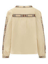 BA&SH - Blusa Faustina con Ricami - Giallo | Lidia Shopping | Official Website