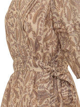 BA&SH - Abito Teodora con Stampa Paisley - Beige | Lidia Shopping | Official Website