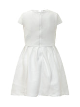 GUESS KIDS - Abito con Maniche Corte e Gonna Svasata - Bianco | Lidia Shopping | Official Website