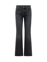 7 FOR ALL MANKIND - The Leggy Bootcut Jeans - Black | Lidia Shopping | Official Website