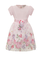 MONNALISA - Abito con Gonna Floreale - Rosa | Lidia Shopping | Official Website