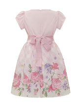 MONNALISA - Abito con Gonna Floreale - Rosa | Lidia Shopping | Official Website
