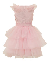 MONNALISA - Abito Smanicato con Balze - Rosa | Lidia Shopping | Official Website