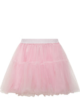 MONNALISA - Gonna con Balze e Vita Elasticizzata - Rosa | Lidia Shopping | Official Website