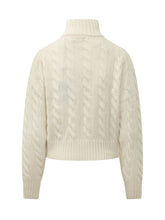 POLO RALPH LAUREN - Maglia a Trecce con Mezza Zip - Bianco - LIDIASHOPPING® - Official Website