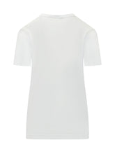 DOLCE & GABBANA - T-shirt Girocollo con Stampa Lettering - Bianco - LIDIASHOPPING® - Official Website