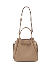TORY BURCH - Bucket Bag con Cinturino Frontale - Beige - LIDIASHOPPING® - Official Website