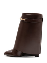 GIVENCHY - Stivaletto Shark Pinch con Zeppa - Marrone - LIDIASHOPPING® - Official Website