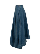 GIVENCHY - Asymmetric Long Skirt - Blue | Lidia Shopping ® | Official Website