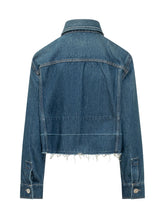 GIVENCHY - Camicia Corta con Orlo Sfrangiato - Blu | Lidia Shopping ® | Official Website