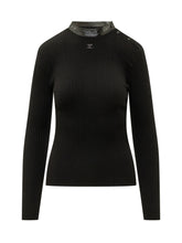COURREGES - T-shirt con Motivi Grafici - Nero - LIDIASHOPPING® - Official Website