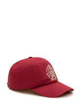 KENZO - Baseball Cap with Eiffel Tower Embroidery - Red - LIDIASHOPPING® - Official Website