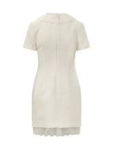 SELF-PORTRAIT - Mini Abito con Colletto in Pizzo - Bianco | Lidia Shopping ® | Official Website