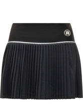 AMIRI - Minigonna a Pieghe con Logo - Nero | Lidia Shopping ® | Official Website