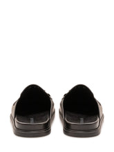 FERRAGAMO - Sabot Santiago in Suede - Black | Lidia Shopping | Official Website