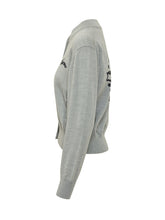KENZO - Eiffel Tower Draped Cardigan - Grey - LIDIASHOPPING® - Official Website
