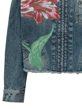 KENZO - Giacca Tulip con Stampa Floreale - Blu - LIDIASHOPPING® - Official Website