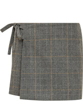 KENZO - Gonna Corta Portafoglio a Quadri - Grigio - LIDIASHOPPING® - Official Website