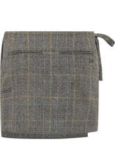 KENZO - Gonna Corta Portafoglio a Quadri - Grigio - LIDIASHOPPING® - Official Website