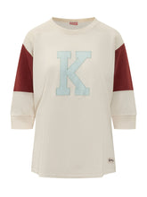 KENZO - Top Varsity con Applicazione Frontale - Bianco - LIDIASHOPPING® - Official Website