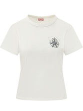 KENZO - Eiffel Tower T-shirt with Chest Graphic - White - LIDIASHOPPING® - Official Website