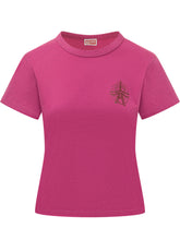 KENZO - Eiffel Tower Crew Neck T-shirt - Purple - LIDIASHOPPING® - Official Website