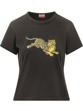 KENZO - Tiger Embroidered T-shirt - Black - LIDIASHOPPING® - Official Website