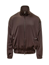 Y-3 X WALES BONNER - Giacca con Zip a Collo Alto - Marrone | Lidia Shopping | Official Website