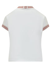 VERSACE - T-shirt with Greca Motif - White - LIDIASHOPPING® - Official Website
