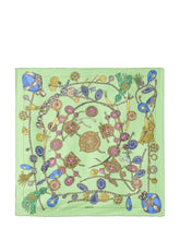 VERSACE - Scarf with Jewel Print - Green - LIDIASHOPPING® - Official Website