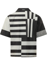 VERSACE - T-shirt con Stampa Lettering - Nero - LIDIASHOPPING® - Official Website