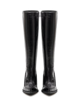 DIESEL - Stivale Lucette con Zeppa - Nero - LIDIASHOPPING® - Official Website