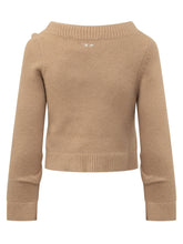 DIESEL - Ava Cardigan with Front Draping - Beige - LIDIASHOPPING® - Official Website