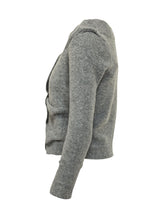 DIESEL - Ava Cardigan with Asymmetric Construction - Grey - LIDIASHOPPING® - Official Website