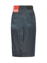 DIESEL - Gonna Irti Lunga a Cinque Tasche - Blu - LIDIASHOPPING® - Official Website