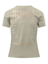 DIESEL - Maggy T-shirt with Embellishments - Grey - LIDIASHOPPING® - Official Website