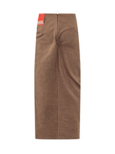 DIESEL - Gonna Dasli Lunga Drappeggiata - Marrone - LIDIASHOPPING® - Official Website