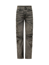 DIESEL - Jeans Twisty con Costruzione Drappeggiata - Nero - LIDIASHOPPING® - Official Website