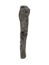 DIESEL - Jeans Twisty con Costruzione Drappeggiata - Nero - LIDIASHOPPING® - Official Website