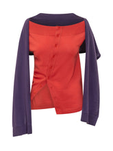 J.W. ANDERSON - Top con Pannello sulle Spalle - Rosso - LIDIASHOPPING® - Official Website