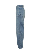 J.W. ANDERSON - Jeans Workwear con Tasca Applicata - Blu - LIDIASHOPPING® - Official Website