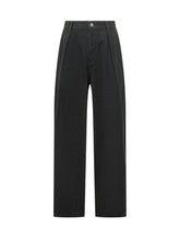 J.W. ANDERSON - Pantaloni Single Pleat a Gamba Ampia - Nero - LIDIASHOPPING® - Official Website