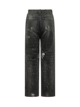 DSQUARED2 - San Diego Jeans with Splatter Motif - Black - LIDIASHOPPING® - Official Website