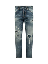 DSQUARED2 - Teddy Jeans with Rips - Blue - LIDIASHOPPING® - Official Website