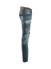 DSQUARED2 - Teddy Jeans with Rips - Blue - LIDIASHOPPING® - Official Website