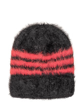 Y-3 - Long Pile Beanie with Multiple Stripes - Black - LIDIASHOPPING® - Official Website