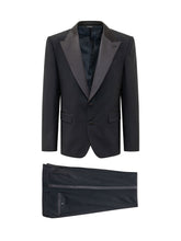 DOLCE & GABBANA - Two Piece Suit with Peak Lapels - Blue - LIDIASHOPPING® - Official Website
