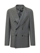 DOLCE & GABBANA - Double Breasted Two Piece Suit - Grey - LIDIASHOPPING® - Official Website