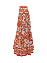 DOLCE & GABBANA - Mini Skirt with Ornamental Print - Red - LIDIASHOPPING® - Official Website